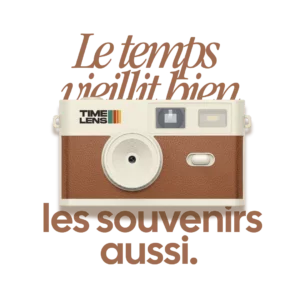 APPAREIL PHOTO TIMELENS® CREAM BROWN