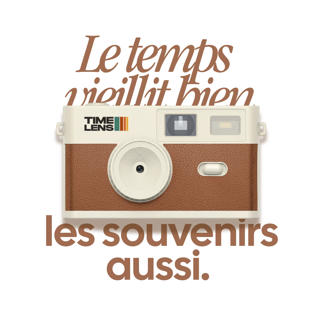 APPAREIL PHOTO TIMELENS® CREAM BROWN