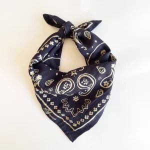 Petit foulard - OSCAR  - Bandana Bleu Marine