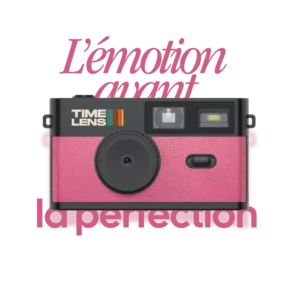 APPAREIL PHOTO TIMELENS® CREAM ROSE