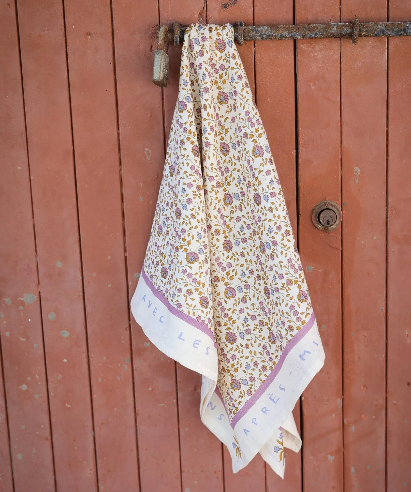 FOULARD GRAND FORMAT Rosa Violette – Image 4