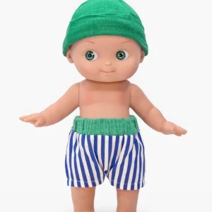 MINI PANCHA "ZEBULON"  TENUE BLEUE RAYEE