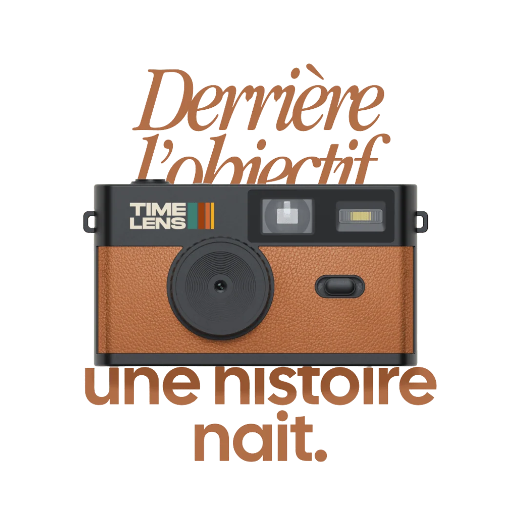 APPAREIL PHOTO TIMELENS® MARRON