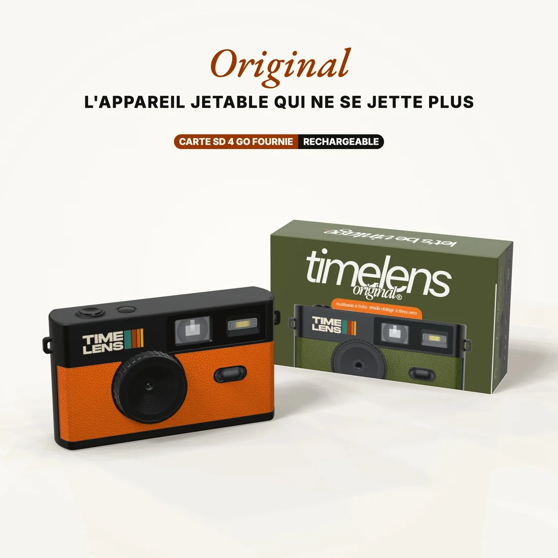APPAREIL PHOTO TIMELENS® MARRON – Image 3